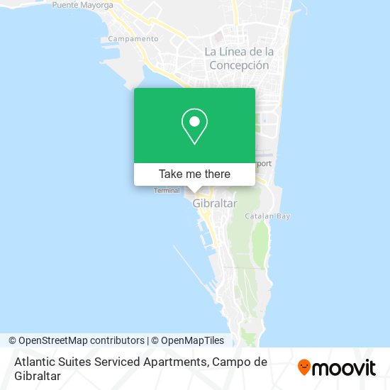 mapa Atlantic Suites Serviced Apartments