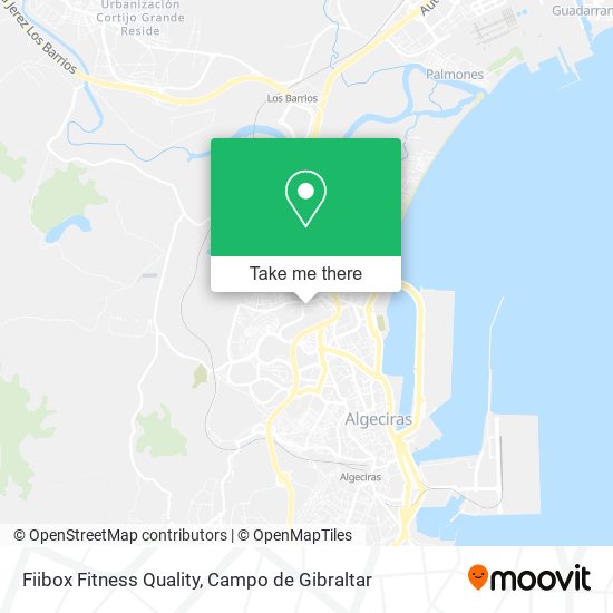 mapa Fiibox Fitness Quality