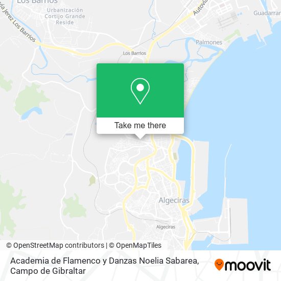 mapa Academia de Flamenco y Danzas Noelia Sabarea