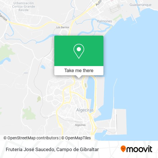 mapa Frutería José Saucedo