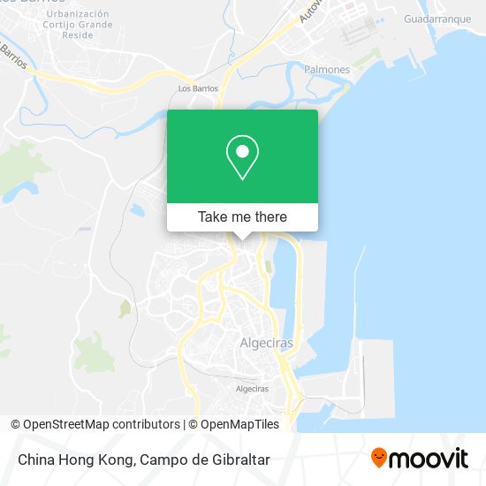 China Hong Kong map