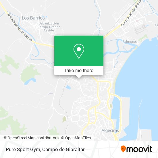 mapa Pure Sport Gym