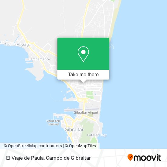 El Viaje de Paula map