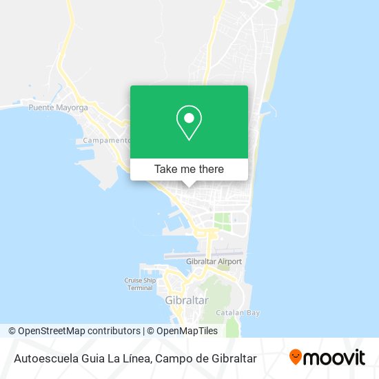 Autoescuela Guia La Línea map