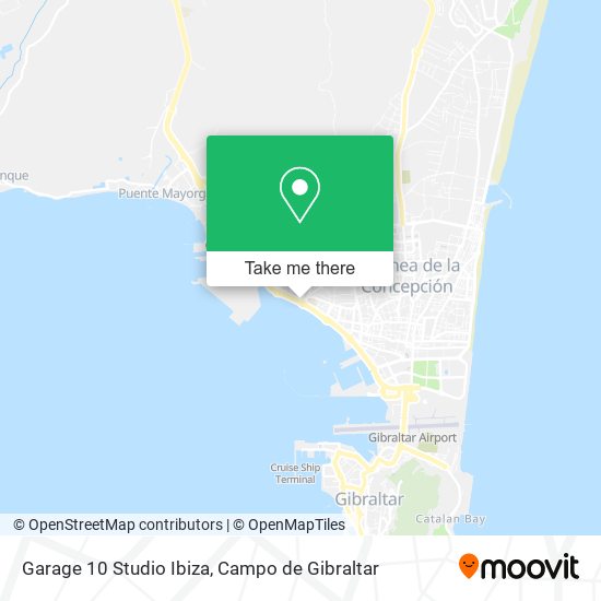 Garage 10 Studio Ibiza map