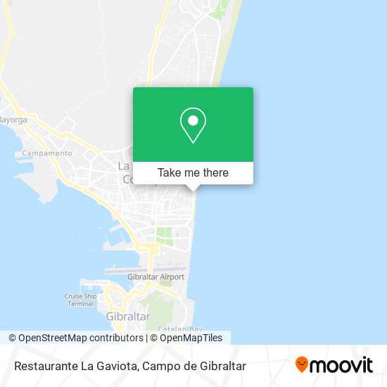 mapa Restaurante La Gaviota