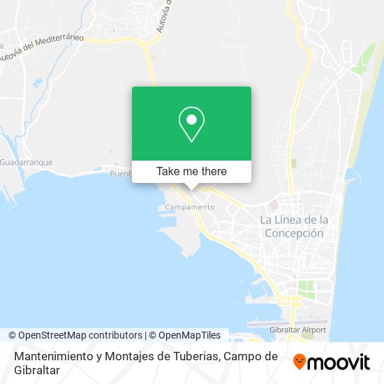 Mantenimiento y Montajes de Tuberias map