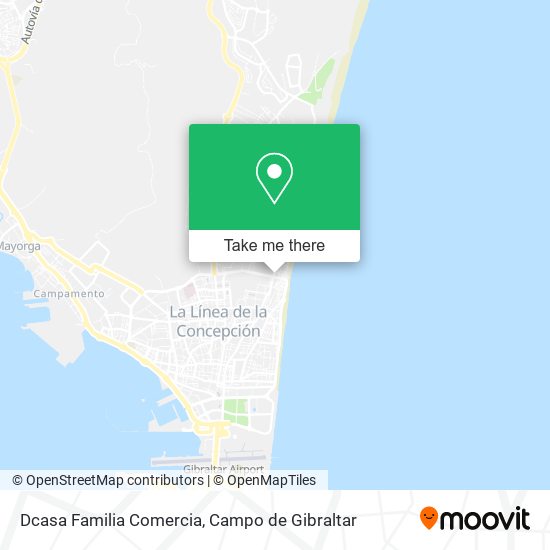 Dcasa Familia Comercia map