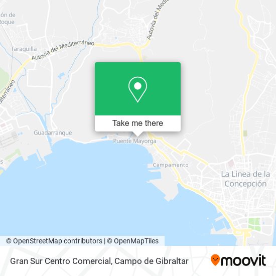 Gran Sur Centro Comercial map