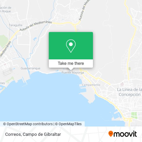 Correos map