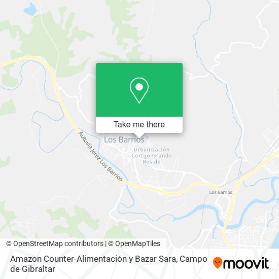 Amazon Counter-Alimentación y Bazar Sara map