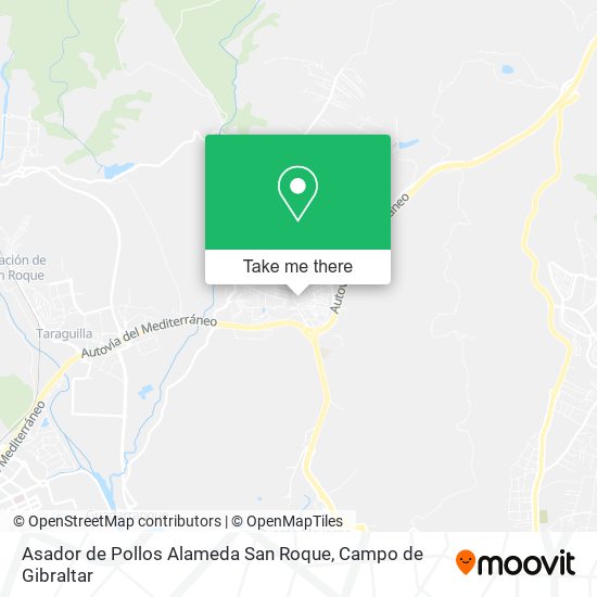 mapa Asador de Pollos Alameda San Roque