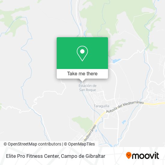 mapa Elite Pro Fitness Center