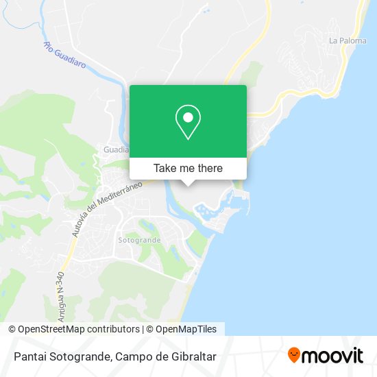 mapa Pantai Sotogrande