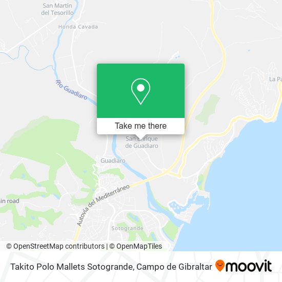 Takito Polo Mallets Sotogrande map