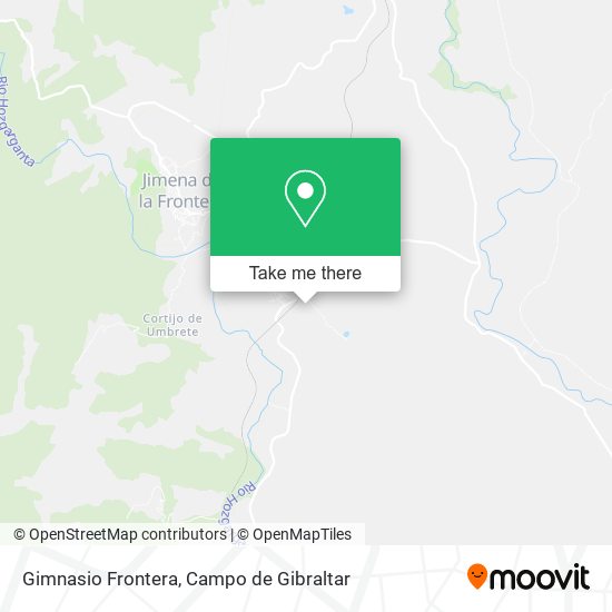 Gimnasio Frontera map