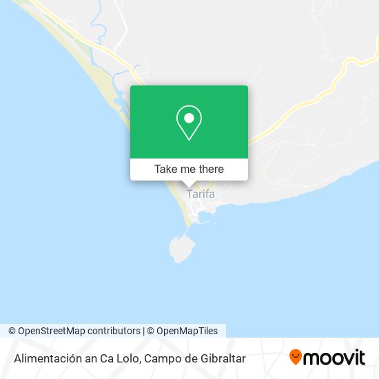 Alimentación an Ca Lolo map