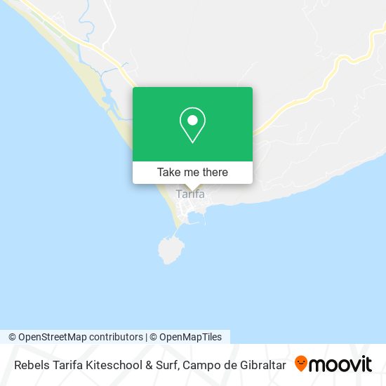 Rebels Tarifa Kiteschool & Surf map