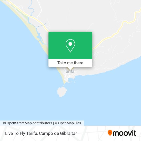 Live To Fly Tarifa map