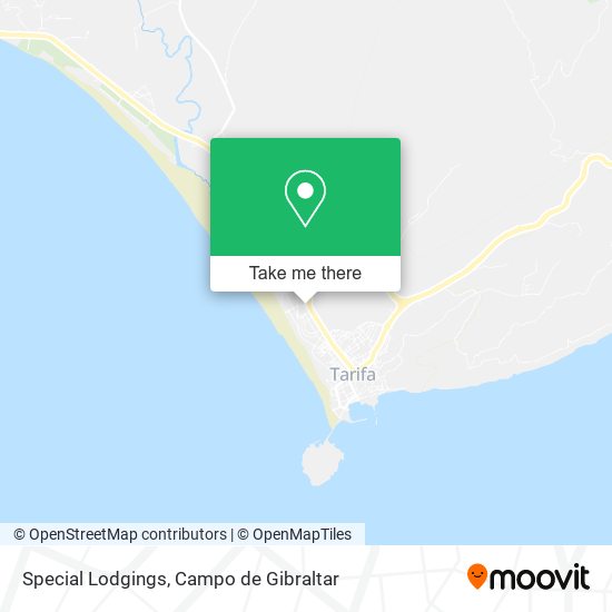 Special Lodgings map