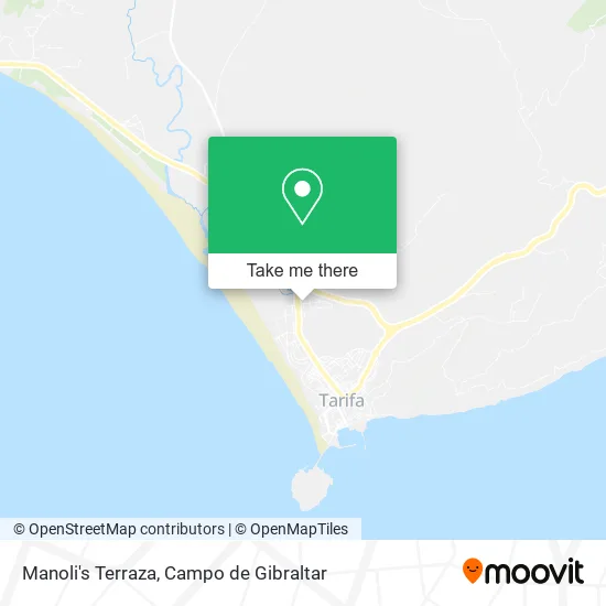Manoli's Terraza map