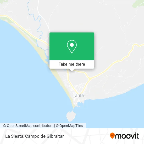 La Siesta map