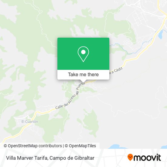 Villa Marver Tarifa map