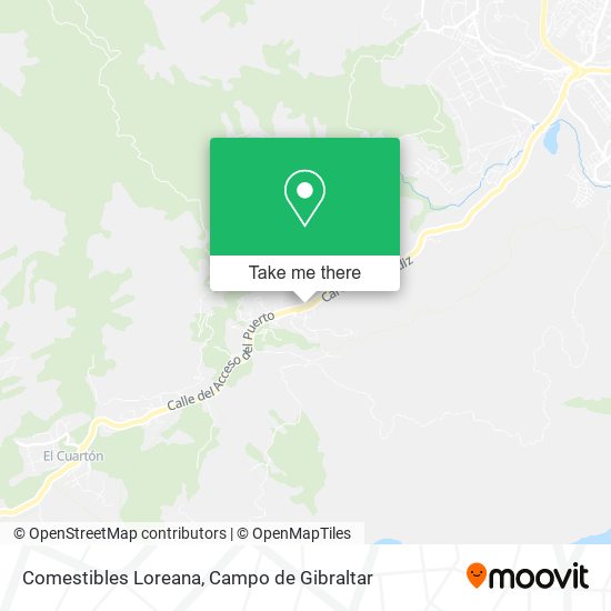 Comestibles Loreana map