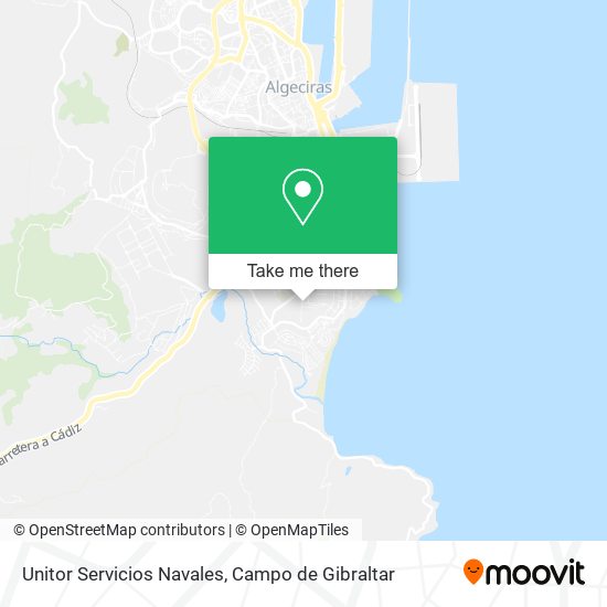 Unitor Servicios Navales map