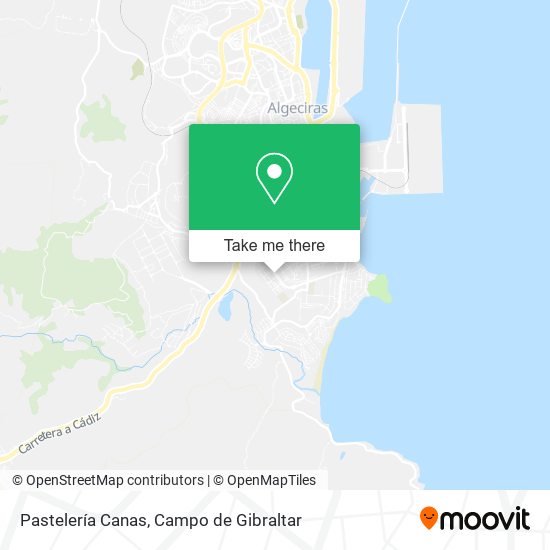 Pastelería Canas map