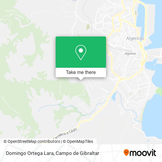 Domingo Ortega Lara map
