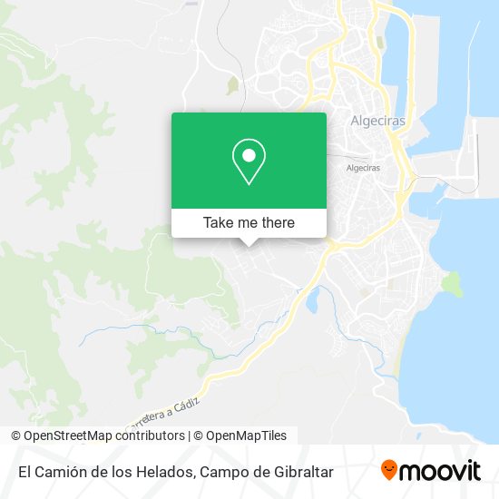 El Camión de los Helados map