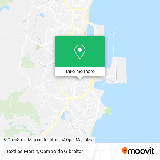Textiles Martín map