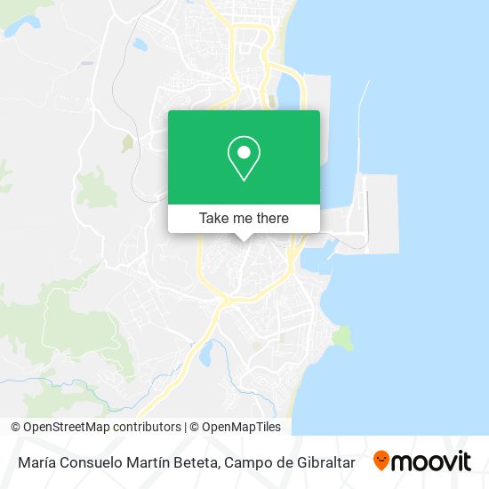 María Consuelo Martín Beteta map