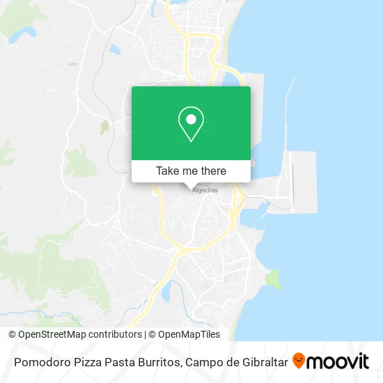 Pomodoro Pizza Pasta Burritos map