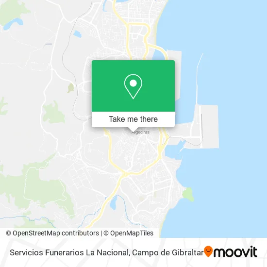mapa Servicios Funerarios La Nacional