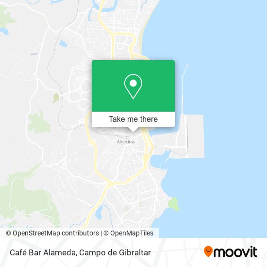 Café Bar Alameda map