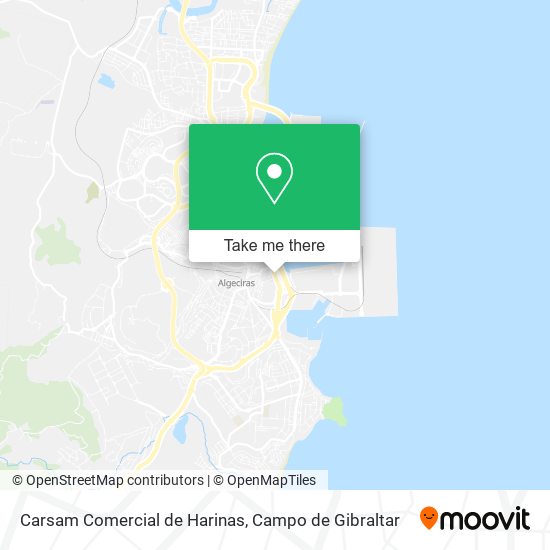 Carsam Comercial de Harinas map