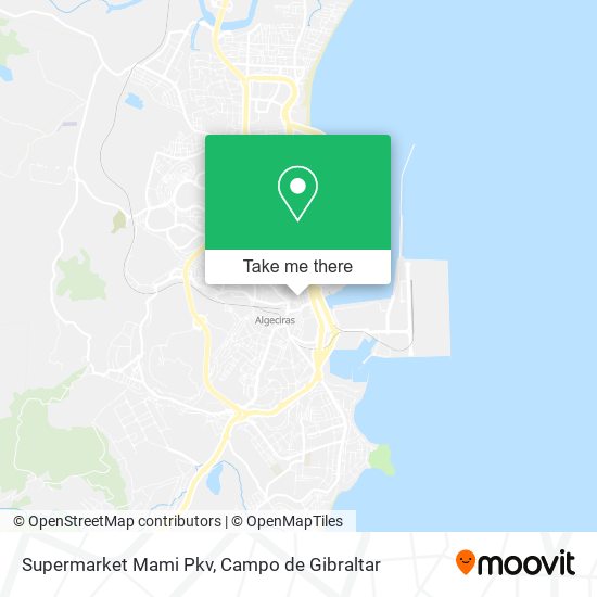 Supermarket Mami Pkv map