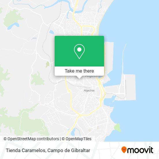Tienda Caramelos map
