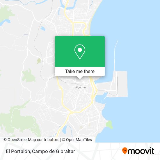 El Portalón map