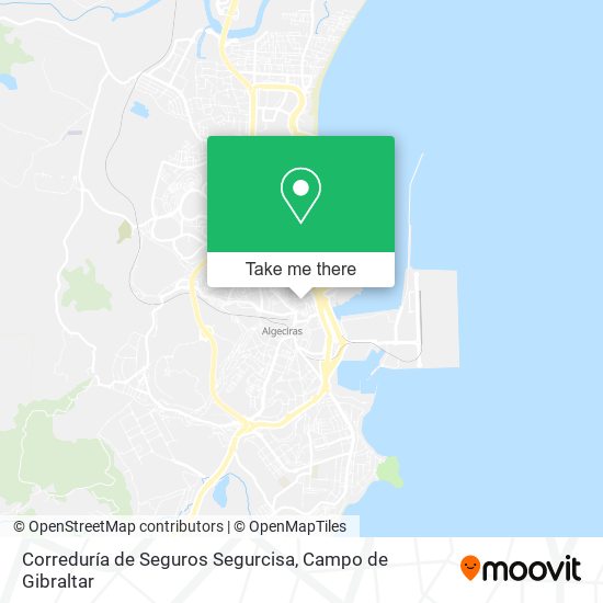 Correduría de Seguros Segurcisa map