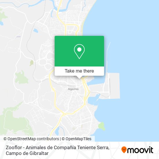 Zooflor - Animales de Compañía Teniente Serra map