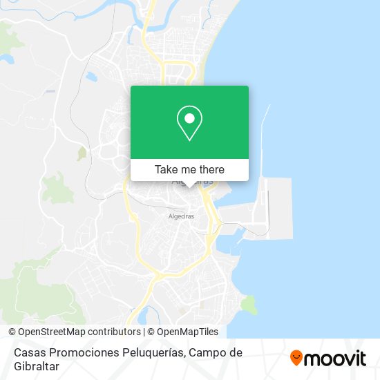 Casas Promociones Peluquerías map