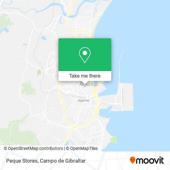 Peque Stores map