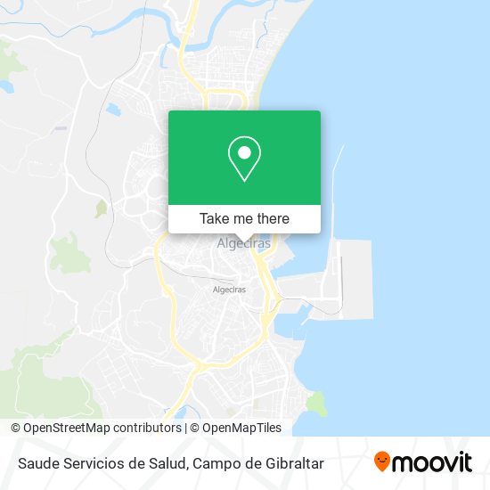 Saude Servicios de Salud map