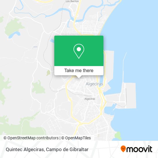 Quintec Algeciras map