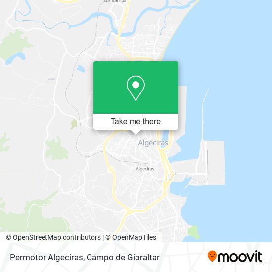 Permotor Algeciras map