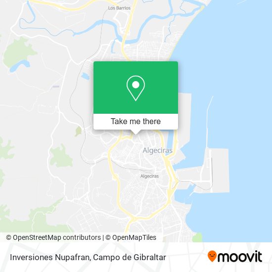Inversiones Nupafran map