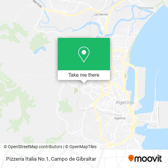 Pizzería Italia No.1 map